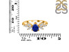 Lapis & White Topaz Ring LLP-RDR-2556.