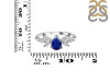 Lapis & White Topaz Ring LLP-RDR-2556.