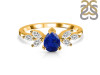 Lapis & White Topaz Ring LLP-RDR-2556.