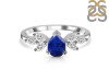 Lapis & White Topaz Ring LLP-RDR-2556.