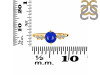 Lapis & White Topaz Ring LLP-RDR-3166.