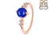 Lapis & White Topaz Ring LLP-RDR-3166.