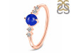 Lapis & White Topaz Ring LLP-RDR-3167.