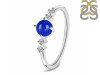 Lapis & White Topaz Ring LLP-RDR-3167.