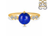 Lapis & White Topaz Ring LLP-RDR-3191.