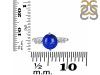 Lapis & White Topaz Ring LLP-RDR-3192.