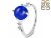 Lapis & White Topaz Ring LLP-RDR-3193.