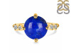 Lapis & White Topaz Ring LLP-RDR-3194.