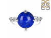 Lapis & White Topaz Ring LLP-RDR-3194.