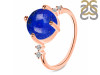 Lapis & White Topaz Ring LLP-RDR-3194.
