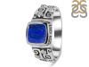 Lapis & White Topaz Ring LLP-RDR-328.