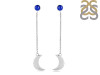 Lapis Chain & Crescent Moon Earring LLP-RE-1.