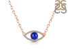 Lapis & White Topaz Necklace LLP-RN-1.