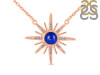 Lapis & White Topaz Necklace LLP-RN-18.