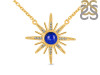 Lapis & White Topaz Necklace LLP-RN-18.
