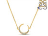 Lapis & White Topaz Necklace LLP-RN-30.