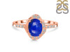 Lapis & White Topaz Ring LLP-RR-359.