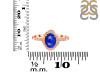 Lapis & White Topaz Ring LLP-RR-359.