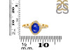 Lapis & White Topaz Ring LLP-RR-359.