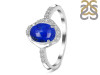 Lapis & White Topaz Ring LLP-RR-359.