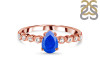 Lapis & White Topaz Ring LLP-RR-419D.