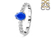 Lapis & White Topaz Ring LLP-RR-419D.