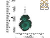 Malachite Slice Pendant-SP MLC-1-122