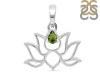 Moldavite Lotus Pendant MLD-RDN-156-A.