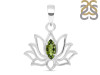 Moldavite Lotus Pendant MLD-RDN-166.