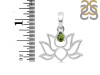 Moldavite Lotus Pendant MLD-RDN-156-A.