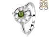 Moldavite Dharma Wheel Ring MLD-RDR-2147.