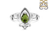 Moldavite Lotus Ring MLD-RDR-2157.