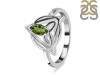 Moldavite Triquetra Ring MLD-RDR-2166.
