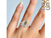 Moldavite Triquetra Ring MLD-RDR-2166.