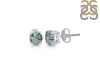 Moss Agate Stud Earring MOA-RDE-1435