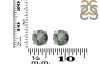 Moss Agate Stud Earring MOA-RDE-1436
