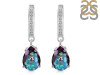 Mystic Topaz & White Topaz Hoop Earring MST-RDE-1223.