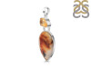 Montana Agate/Citrine Pendant-2SP MTA-1-167