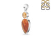 Montana Agate/Citrine Pendant-2SP MTA-1-172