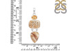 Montana Agate/Citrine Pendant-2SP MTA-1-181