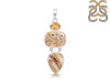 Montana Agate/Citrine Pendant-2SP MTA-1-181