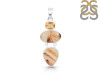 Montana Agate/Citrine Pendant-2SP MTA-1-182