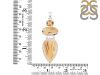 Montana Agate/Citrine Pendant-2SP MTA-1-185