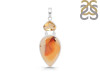 Montana Agate/Citrine Pendant-2SP MTA-1-188