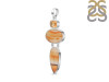 Montana Agate/Citrine Pendant-2SP MTA-1-192
