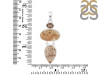 Montana Agate/Smoky Pendant-2SP MTA-1-196