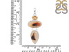 Montana Agate/Citrine Pendant-2SP MTA-1-197
