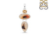 Montana Agate/Citrine Pendant-2SP MTA-1-197