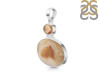 Montana Agate/Citrine Pendant-2SP MTA-1-203