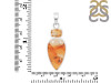 Montana Agate/Citrine Pendant-2SP MTA-1-206